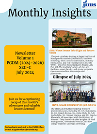 JIMS Rohini PGDM Online newsletter [July 2023]