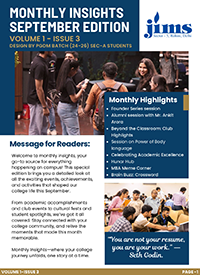 JIMS Rohini PGDM Online newsletter [July 2023]