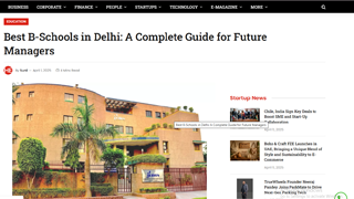Best B-School In Delhi