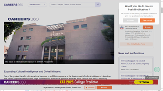 international exposure in mba programme