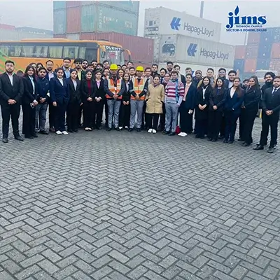 jims student Visit delhi International cargo