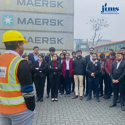 jims university students visit
                                      delhi International cargo