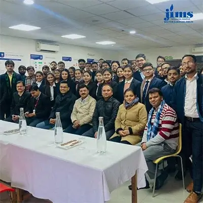 jims rohini college students visit delhi International cargo