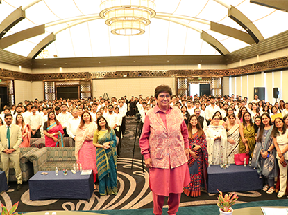 kiran vedi at orentation program