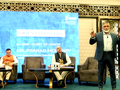 speaker at orientation program jims rohini